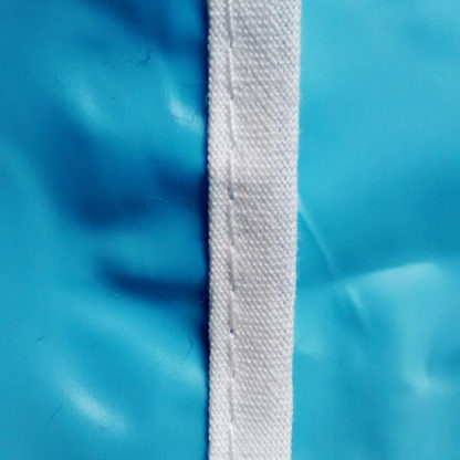 Large reusable adult vinyl bib (blue) - Image 5