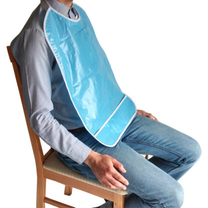 3x Adult bibs multi-pack (blue) - Image 3